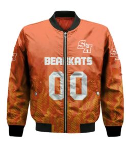 Sam Houston State Bearkats Bomber Jacket 3D Printed Team Logo Custom Text And Number - livanniespoon Store