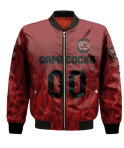 South Carolina Gamecocks Bomber Jacket 3D Printed Team Logo Custom Text And Number - livanniespoon Store