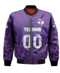 Tarleton State Texans Bomber Jacket 3D Printed Team Logo Custom Text And Number - livanniespoon Store