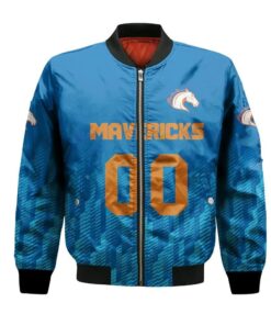 Texas-Arlington Mavericks Bomber Jacket 3D Printed Team Logo Custom Text And Number - livanniespoon Store