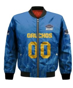 Uc Santa Barbara Gauchos Bomber Jacket 3D Printed Team Logo Custom Text And Number - livanniespoon Store
