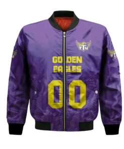 Tennessee Tech Golden Eagles Bomber Jacket 3D Printed Team Logo Custom Text And Number - livanniespoon Store