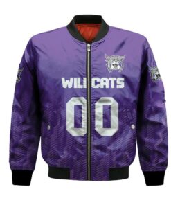 Weber State Wildcats Bomber Jacket 3D Printed Team Logo Custom Text And Number - livanniespoon Store