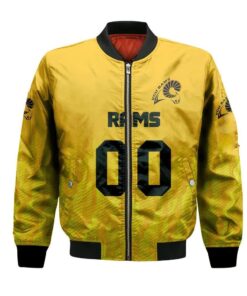 Virginia Commonwealth Rams Bomber Jacket 3D Printed Team Logo Custom Text And Number - livanniespoon Store