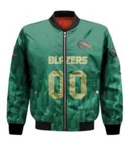 Uab Blazers Bomber Jacket 3D Printed Team Logo Custom Text And Number - livanniespoon Store