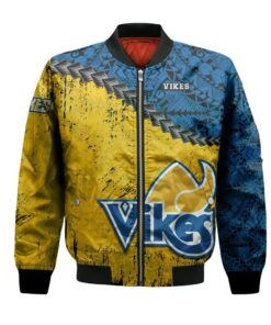 Victoria Vikes Bomber Jacket 3D Printed Grunge Polynesian Tattoo - livanniespoon Store