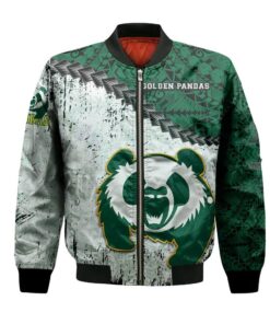 Alberta Pandas Bomber Jacket 3D Printed Grunge Polynesian Tattoo - livanniespoon Store