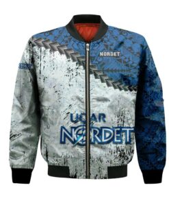 Uqar Nordet Bomber Jacket 3D Printed Grunge Polynesian Tattoo - livanniespoon Store