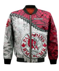 Rmc Paladins Bomber Jacket 3D Printed Grunge Polynesian Tattoo - livanniespoon Store