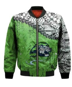 Niagara River Lions Bomber Jacket 3D Printed Grunge Polynesian Tattoo - livanniespoon Store