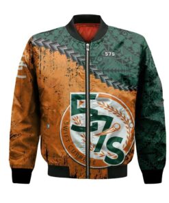 Swift Current 57S Bomber Jacket 3D Printed Grunge Polynesian Tattoo - livanniespoon Store
