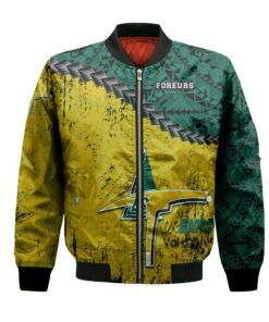 Val-D Or Foreurs Bomber Jacket 3D Printed Grunge Polynesian Tattoo - livanniespoon Store