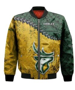 Edmonton Elks Bomber Jacket 3D Printed Grunge Polynesian Tattoo - livanniespoon Store