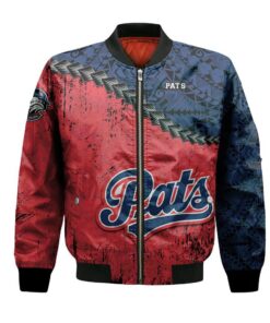 Regina Pats Bomber Jacket 3D Printed Grunge Polynesian Tattoo - livanniespoon Store