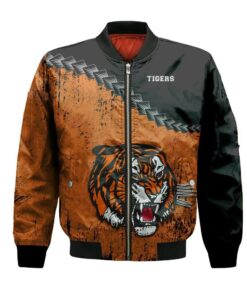 Medicine Hat Tigers Bomber Jacket 3D Printed Grunge Polynesian Tattoo - livanniespoon Store