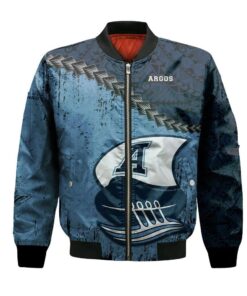 Toronto Argonauts Bomber Jacket 3D Printed Grunge Polynesian Tattoo - livanniespoon Store