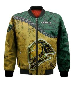 London Knights Bomber Jacket 3D Printed Grunge Polynesian Tattoo - livanniespoon Store