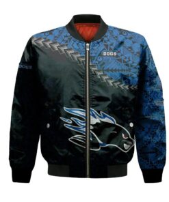 Saint John Sea Dogs Bomber Jacket 3D Printed Grunge Polynesian Tattoo - livanniespoon Store