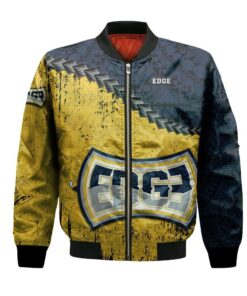 St. Johns Edge Bomber Jacket 3D Printed Grunge Polynesian Tattoo - livanniespoon Store