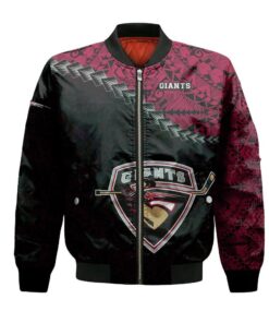 Vancouver Giants Bomber Jacket 3D Printed Grunge Polynesian Tattoo - livanniespoon Store