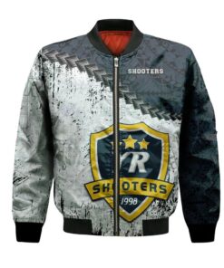 York Region Shooters Bomber Jacket 3D Printed Grunge Polynesian Tattoo - livanniespoon Store
