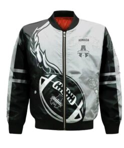 Blainville-Boisbriand Armada Bomber Jacket 3D Printed Flame Ball Pattern - livanniespoon Store