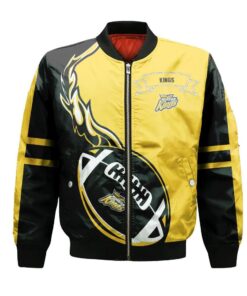 Brandon Wheat Kings Bomber Jacket 3D Printed Flame Ball Pattern - livanniespoon Store