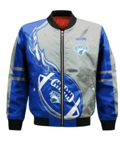 Air Force Falcons Bomber Jacket 3D Printed Flame Ball Pattern - livanniespoon Store