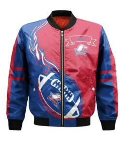 American Eagles Bomber Jacket 3D Printed Flame Ball Pattern - livanniespoon Store