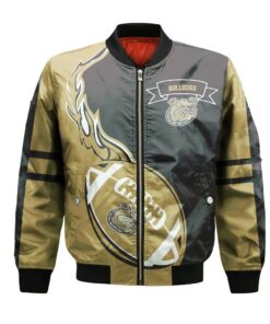 Bryant Bulldogs Bomber Jacket 3D Printed Flame Ball Pattern - livanniespoon Store