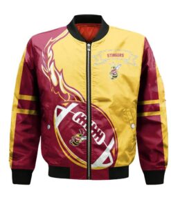 Concordia Stingers Bomber Jacket 3D Printed Flame Ball Pattern - livanniespoon Store