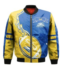 Hofstra Pride Bomber Jacket 3D Printed Flame Ball Pattern - livanniespoon Store