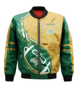 Everett Silvertips Bomber Jacket 3D Printed Flame Ball Pattern - livanniespoon Store