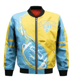 Liu Sharks Bomber Jacket 3D Printed Flame Ball Pattern - livanniespoon Store