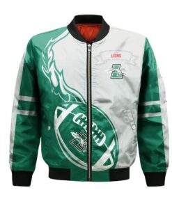 Loyola Marymount Lions Bomber Jacket 3D Printed Flame Ball Pattern - livanniespoon Store