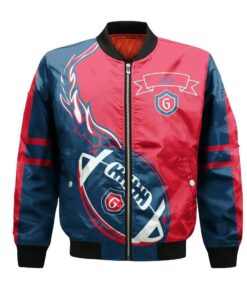 Saint Marys Gaels Bomber Jacket 3D Printed Flame Ball Pattern - livanniespoon Store