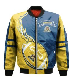Shawinigan Cataractes Bomber Jacket 3D Printed Flame Ball Pattern - livanniespoon Store