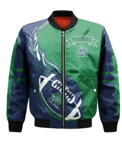 Swift Current Broncos Bomber Jacket 3D Printed Flame Ball Pattern - livanniespoon Store