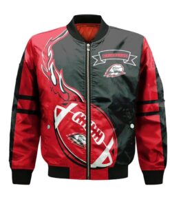 Southern Utah Thunderbirds Bomber Jacket 3D Printed Flame Ball Pattern - livanniespoon Store