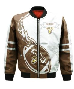 Valparaiso Beacons Bomber Jacket 3D Printed Flame Ball Pattern - livanniespoon Store