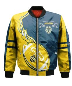 Uc Irvine Anteaters Bomber Jacket 3D Printed Flame Ball Pattern - livanniespoon Store