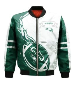 Wagner Seahawks Bomber Jacket 3D Printed Flame Ball Pattern - livanniespoon Store