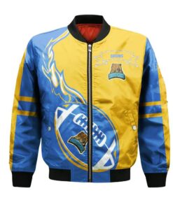 Ucla Bruins Bomber Jacket 3D Printed Flame Ball Pattern - livanniespoon Store