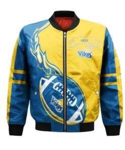 Victoria Vikes Bomber Jacket 3D Printed Flame Ball Pattern - livanniespoon Store