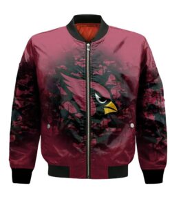 Arizona Cardinals Bomber Jacket 3D Printed Camouflage Vintage - livanniespoon Store