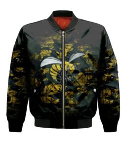 Alabama State Hornets Bomber Jacket 3D Printed Camouflage Vintage - livanniespoon Store
