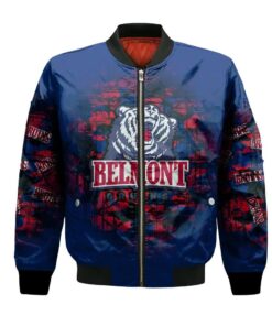 Belmont Bruins Bomber Jacket 3D Printed Camouflage Vintage - livanniespoon Store
