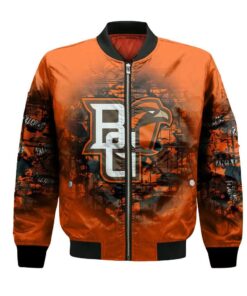 Bowling Green Falcons Bomber Jacket 3D Printed Camouflage Vintage - livanniespoon Store