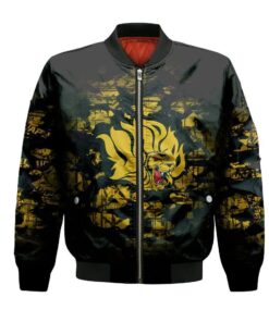 Arkansas-Pine Bluff Golden Lions Bomber Jacket 3D Printed Camouflage Vintage - livanniespoon Store