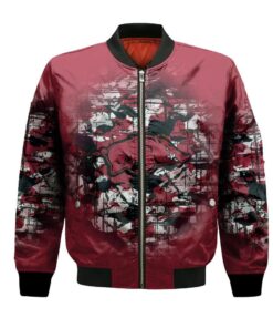 Arkansas Razorbacks Bomber Jacket 3D Printed Camouflage Vintage - livanniespoon Store